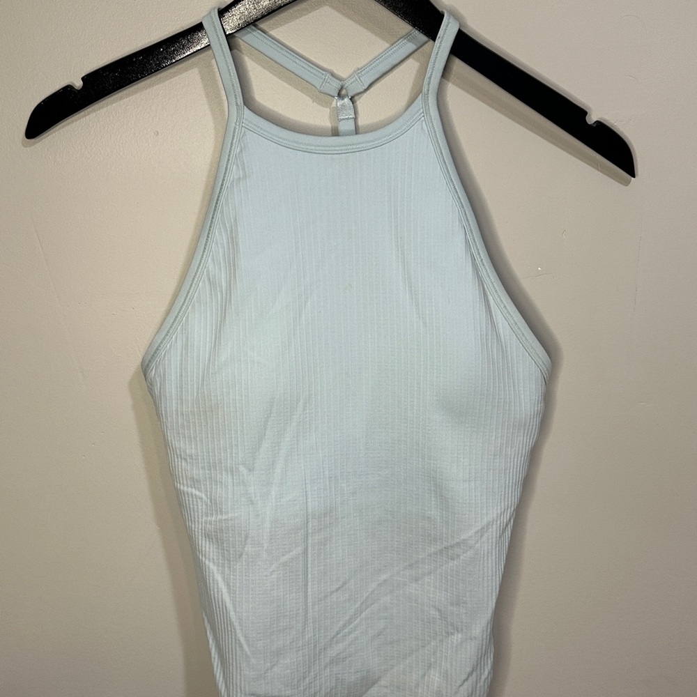 Lululemon - Light Blue Ribbed Tank Top